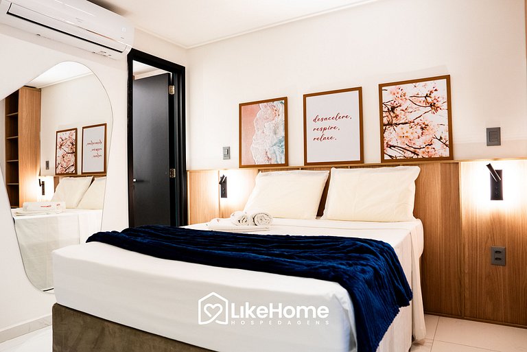 Lindo Flat mobiliado em Tambaú p/ 2 - LikeHome