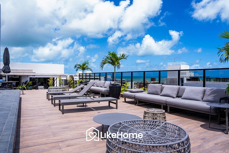 Aconchegante flat na praia de Tambaú - LikeHome