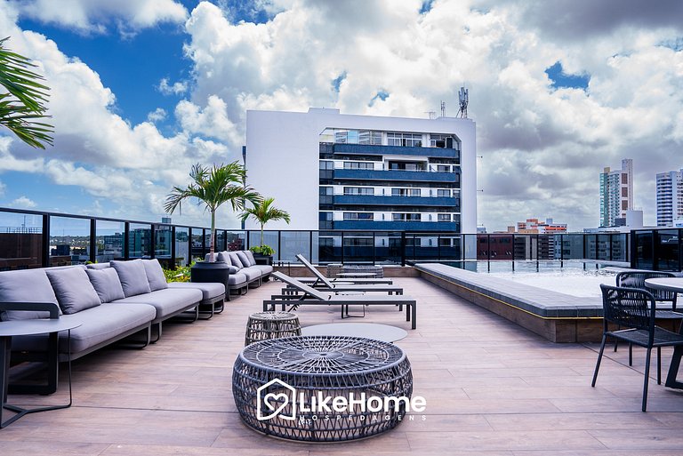 Aconchegante flat na praia de Tambaú - LikeHome