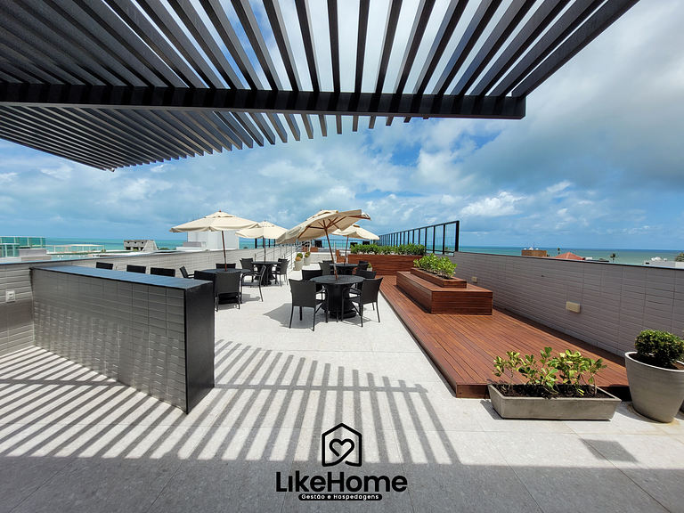 Flat Cabo Branco c/ jacuzzi no rooftop - LikeHome