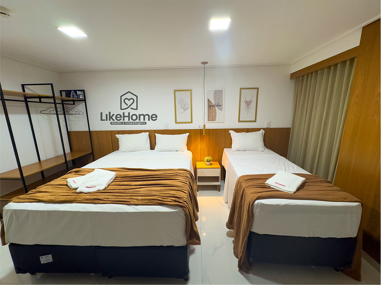 Flat completo em Tambaú c/ piscina p/ 3 - LikeHome
