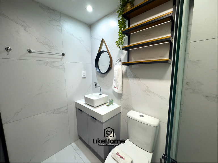 Flat completo em Tambaú c/ piscina p/ 3 - LikeHome