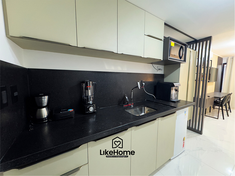 Flat c/ varanda espaçoso Tambaú praia - LikeHome