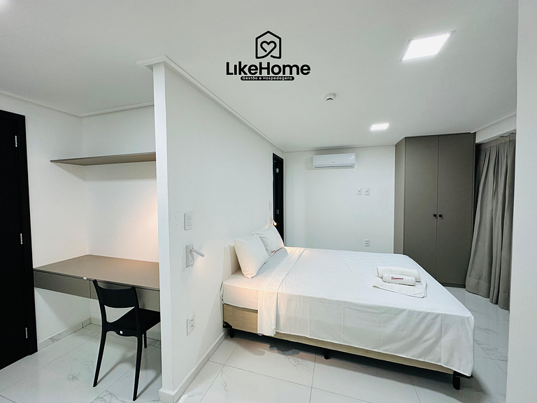 Family apartment with balcony near Tambaú Beach