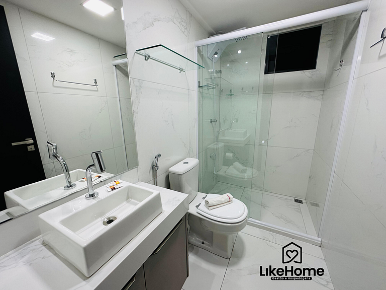 Family apartment with balcony near Tambaú Beach