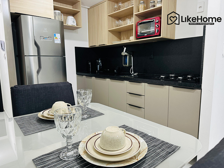 Flat família Tambáu c/ piscina rooftop - LikeHome