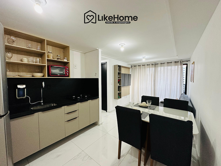 Flat família Tambáu c/ piscina rooftop - LikeHome