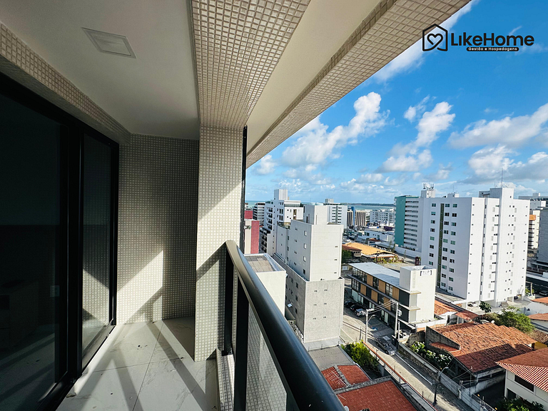 Incrível Flat Tambaú perto do letreiro- LikeHome