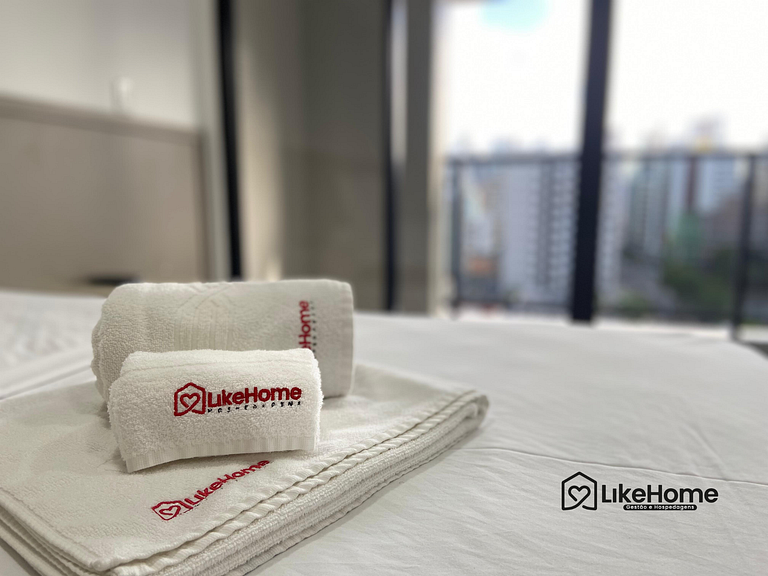 Incrível Flat Tambaú perto do letreiro- LikeHome