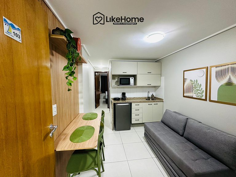 Flat aconchegante beira mar em Manaíra - LikeHome