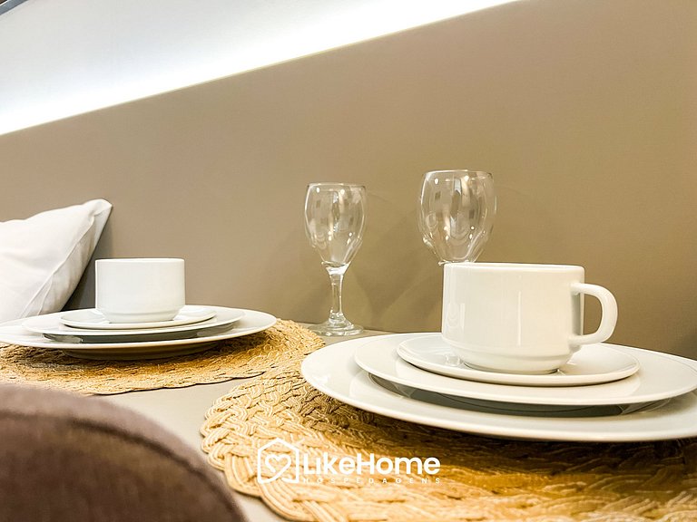 Charmoso e compacto flat em Tambaú - LikeHome