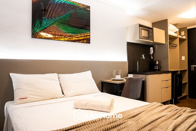 Charmoso e compacto flat em Tambaú - LikeHome