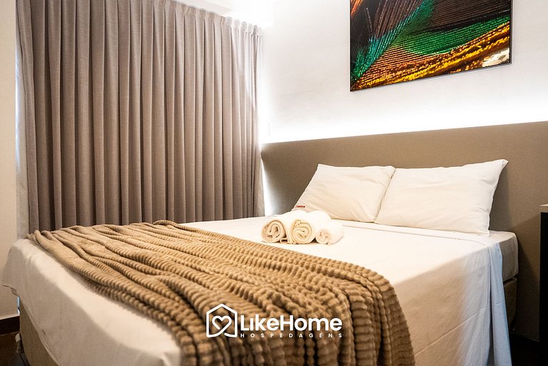 Charmoso e compacto flat em Tambaú - LikeHome