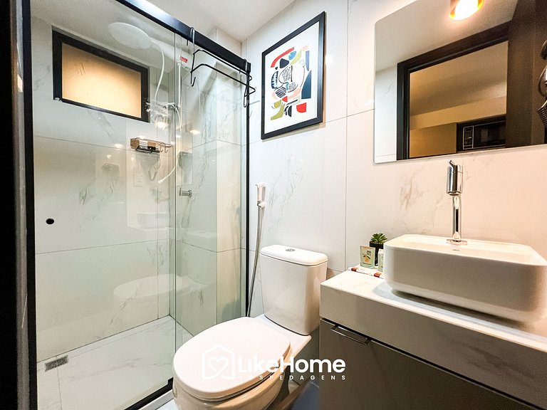 Charmoso e compacto flat em Tambaú - LikeHome