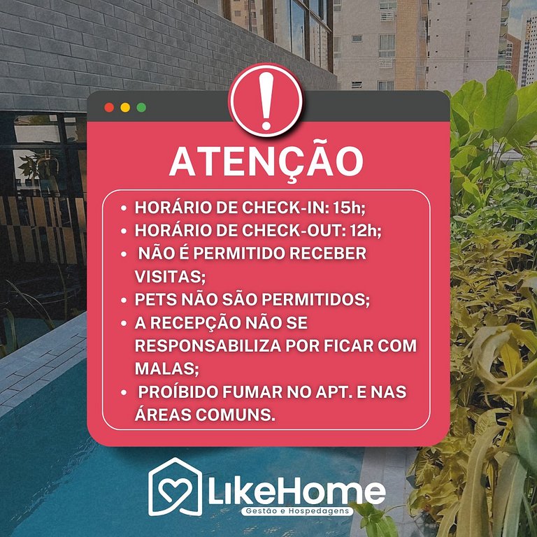 Encantador Flat Tambaú - LikeHome Hospedagens