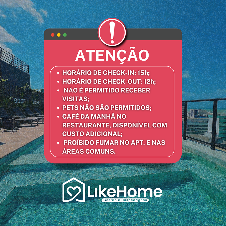 Conforto em Tambaú, Move - LikeHome Hospedagens