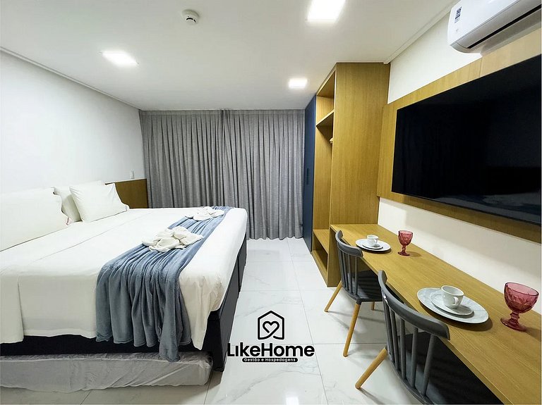 Flat em Tambaú espaçoso c/ varanda - LikeHome