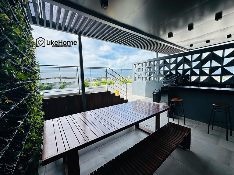 Flat no bessa c/ varanda e piscina - LikeHome