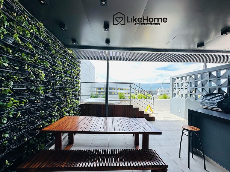 Flat família c/ piscina na praia bessa - LikeHome