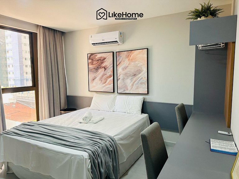 Flat espaçoso em tambaú c/ vista cidade - LikeHome