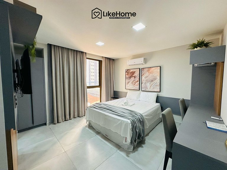 Flat espaçoso em tambaú c/ vista cidade - LikeHome