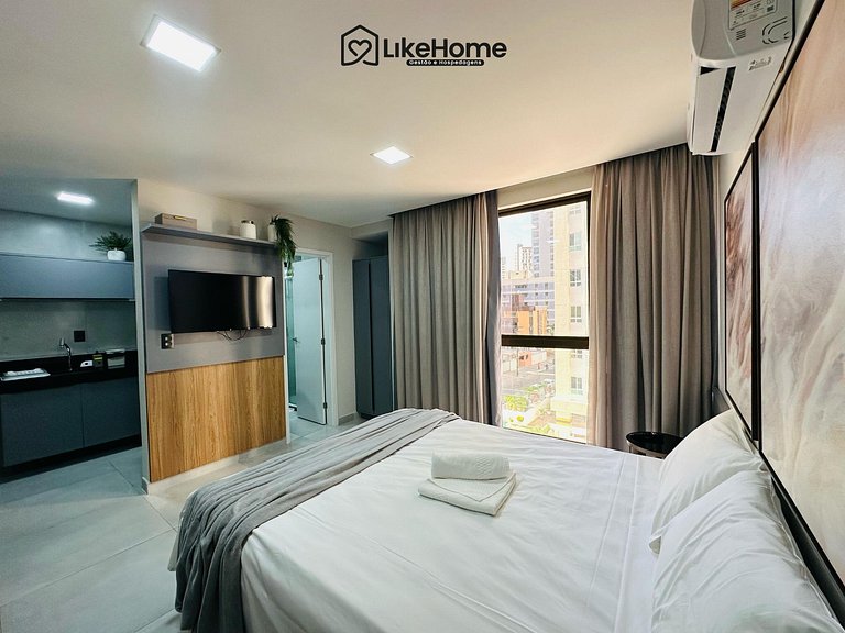 Flat espaçoso em tambaú c/ vista cidade - LikeHome