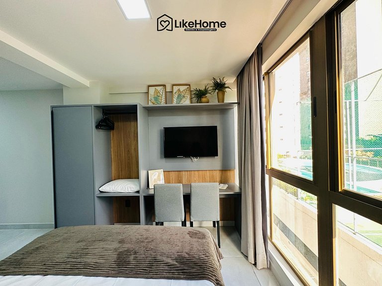 Flat bem Localizado c/ piscina Tambaú - LikeHome