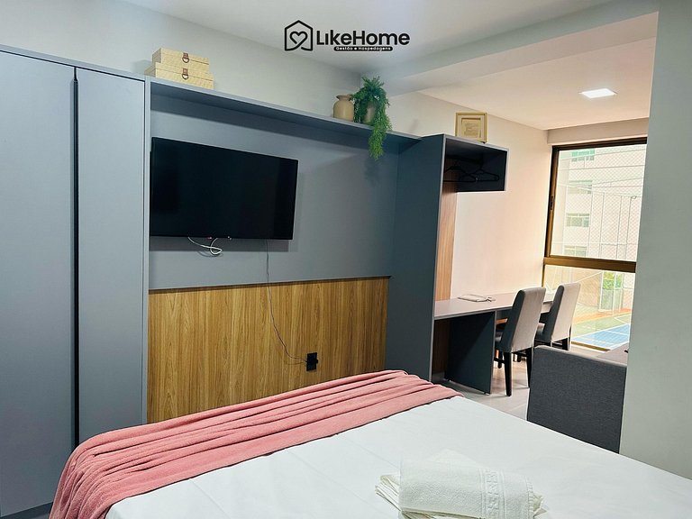 Flat em Tambaú espaçoso c/ vista - LikeHome