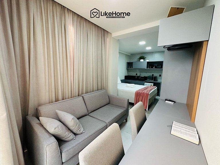 Flat em Tambaú espaçoso c/ vista - LikeHome
