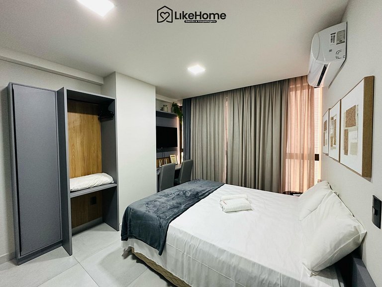 Flat confortável em Tambaú c/ piscina - LikeHome