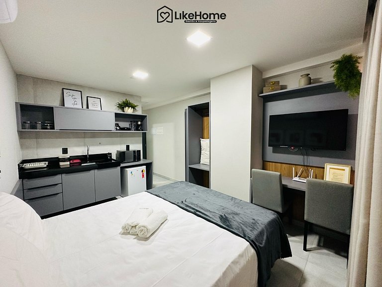 Flat confortável em Tambaú c/ piscina - LikeHome