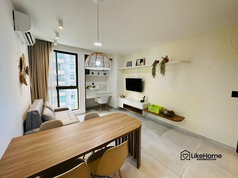 Flat Tambaú praia mobiliado c/ piscina - LikeHome