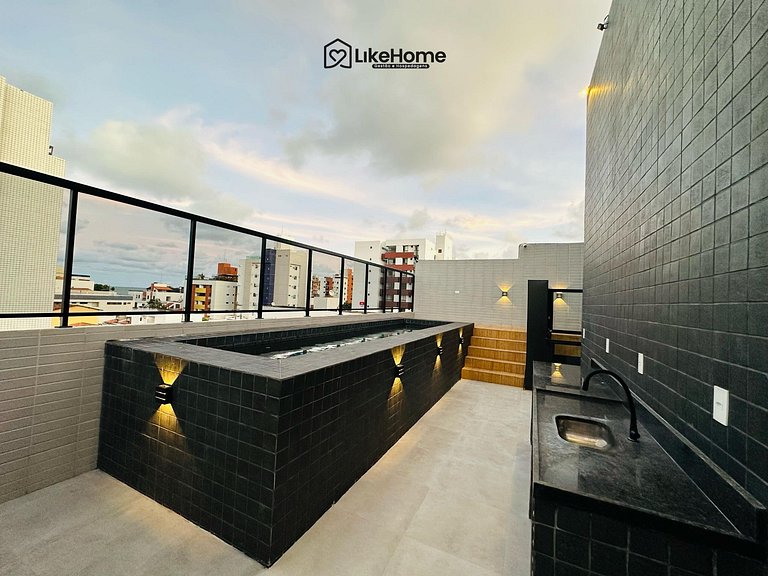 Flat Bessa c/ área externa - LikeHome Hospedagens