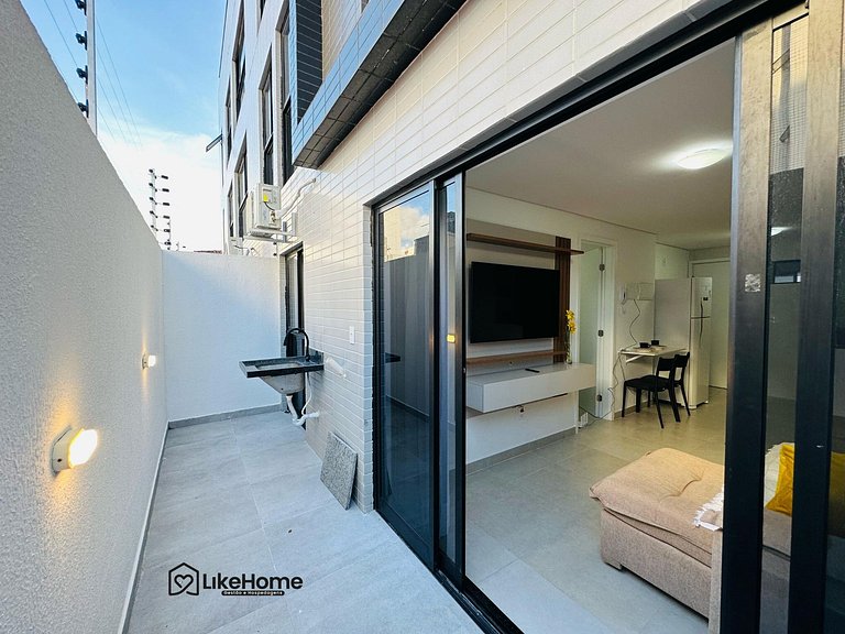 Flat Bessa c/ área externa - LikeHome Hospedagens