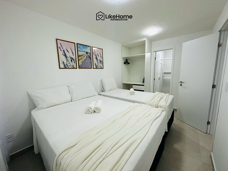 Flat Bessa c/ área externa privativa - LikeHome