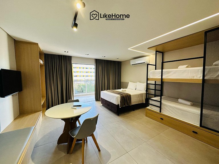 Flat no bessa p/ 5 pessoas - LikeHome Hospedagens