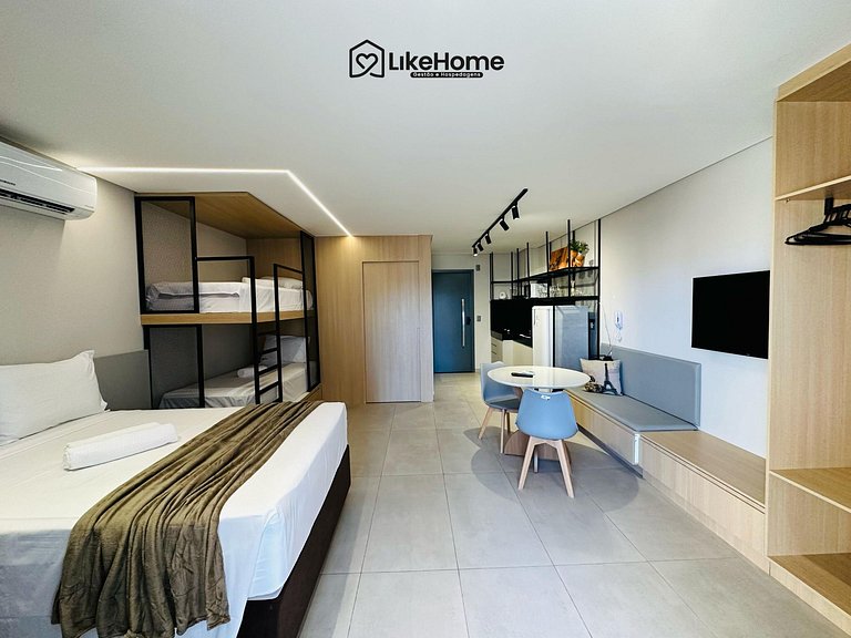 Flat família c/ piscina na praia bessa - LikeHome