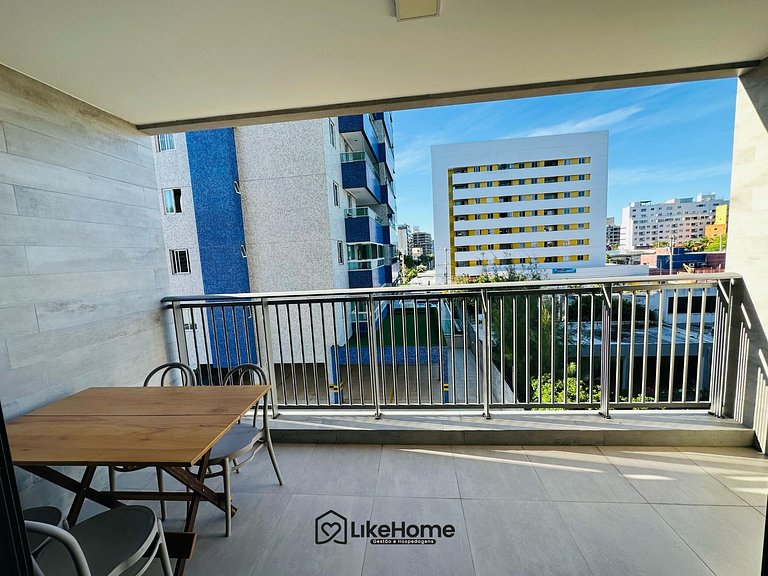 Flat família c/ piscina na praia bessa - LikeHome