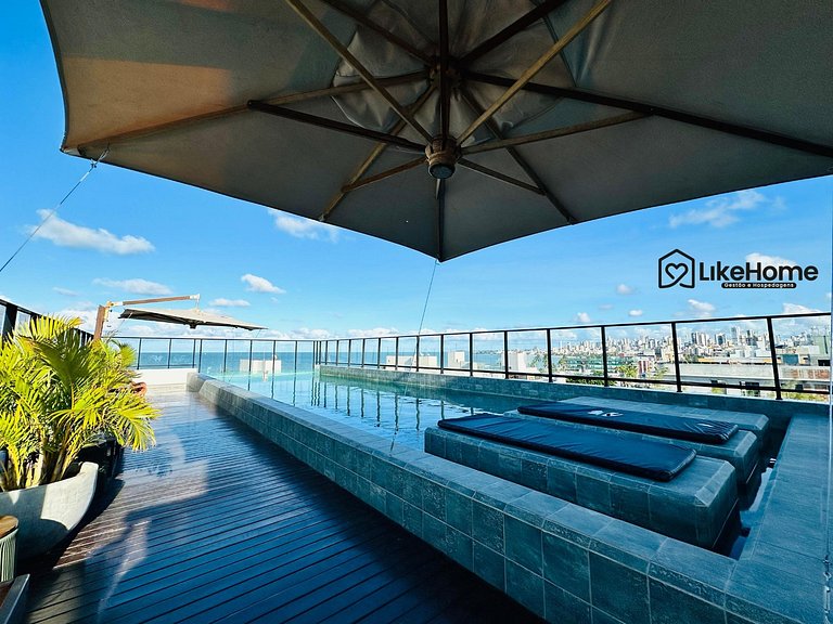 Flat c/ piscina na praia João Pessoa - LikeHome