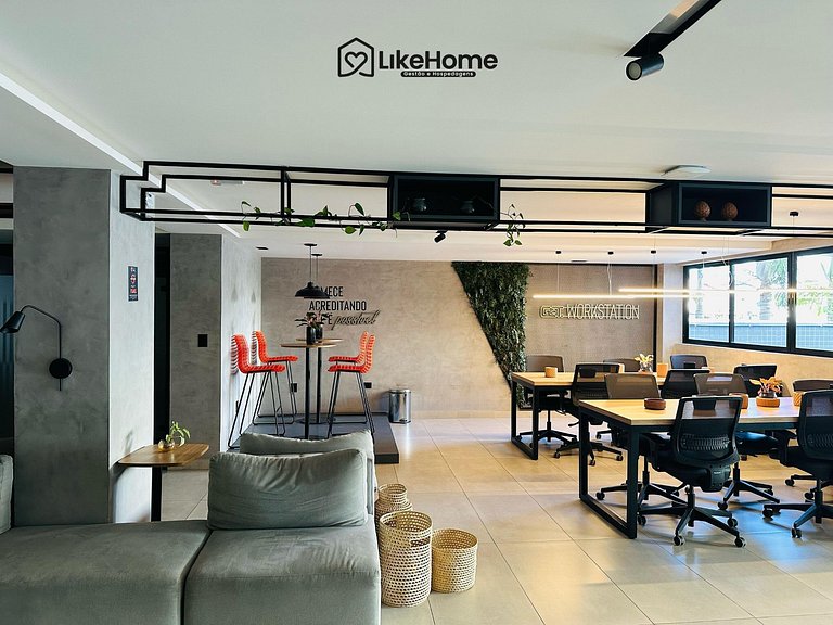 Flat no Bessa c/ piscina perto da praia - LikeHome