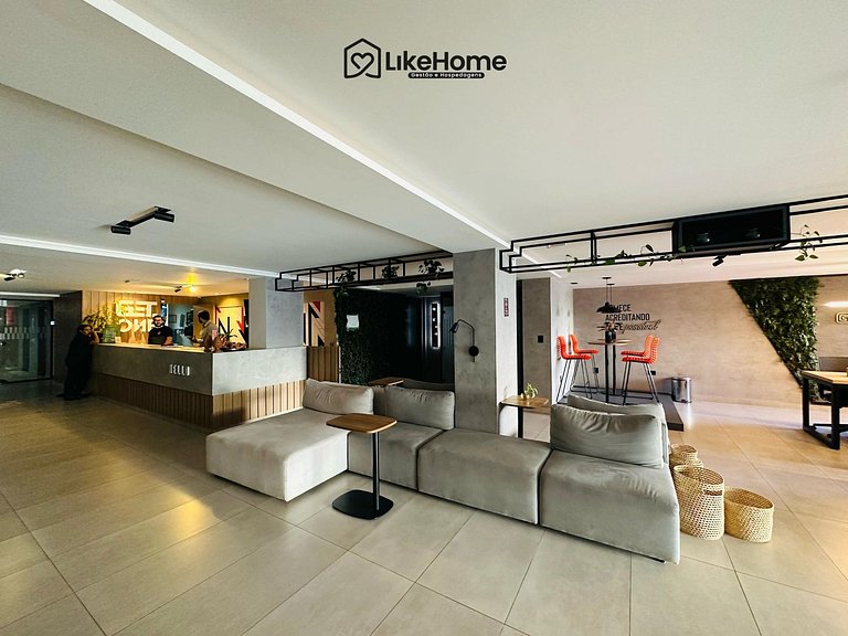 Flat no Bessa c/ piscina perto da praia - LikeHome