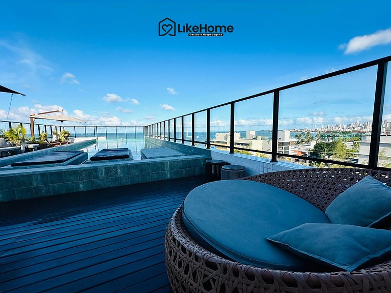 Flat na praia João Pessoa - LikeHome Hospedagens