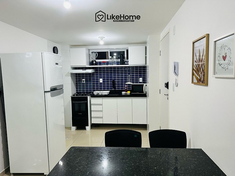 Apt. 2 quartos Cabo Branco - LikeHome Hospedagens