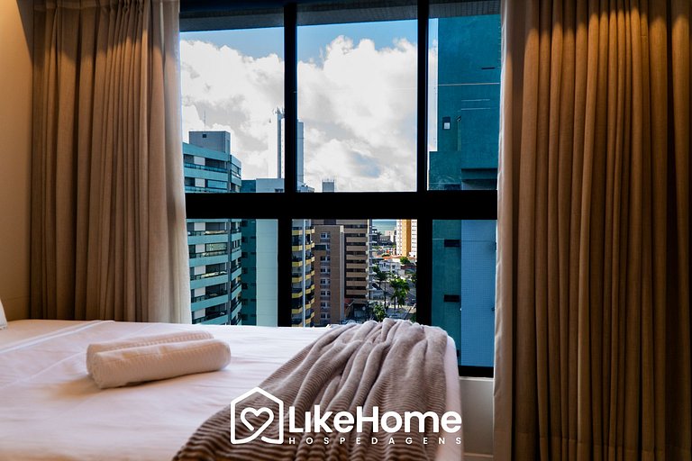 Lindo flat planejado em Tambáu p/ 3 - LikeHome