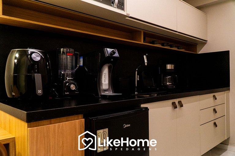 Lindo flat planejado em Tambáu p/ 3 - LikeHome