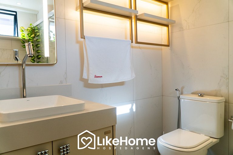 Lindo flat planejado em Tambáu p/ 3 - LikeHome