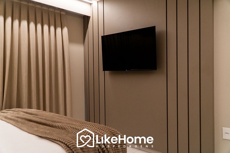 Lindo flat planejado em Tambáu p/ 3 - LikeHome