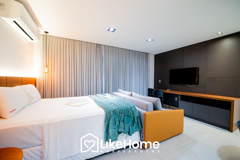 Flat p/ 4 pessoas no Bessa - LikeHome Hospedagens