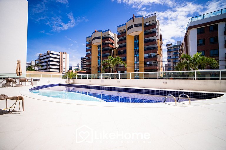 Flat Intermares c/ varanda - LikeHome Hospedagens