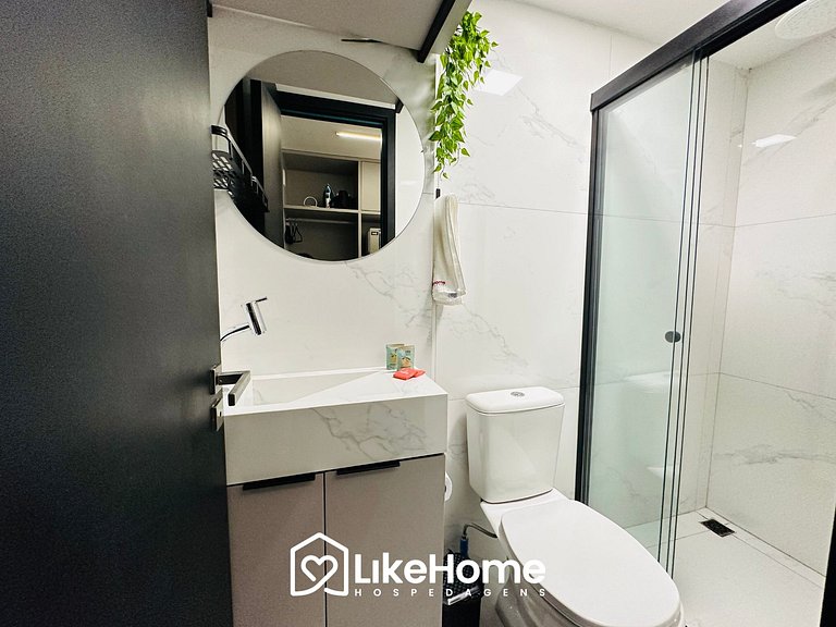 Flat perfeito p/ 3 em Tambaú c/ pisicna - LikeHome